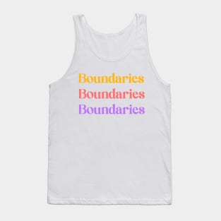 Boundaries Boundaries Boundaries Tank Top